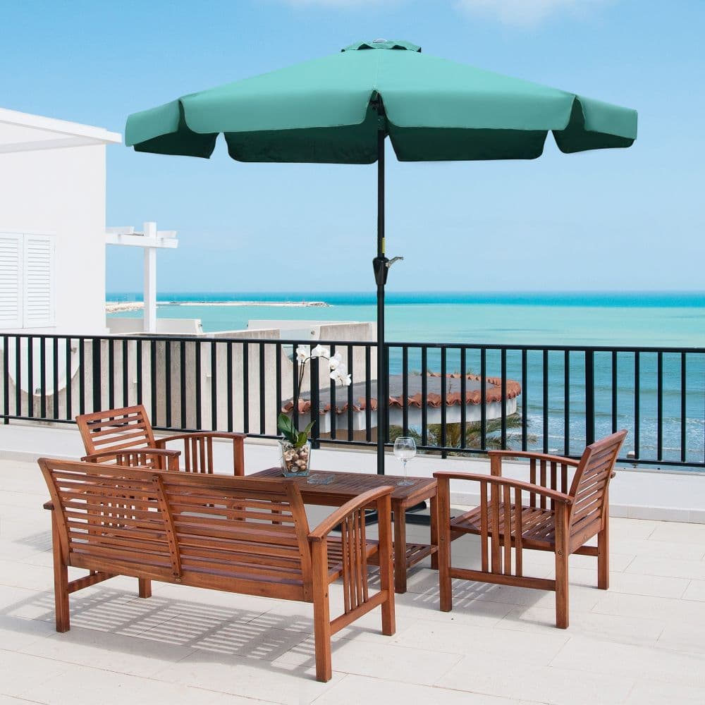 image-2.66m Patio Umbrella Garden Green