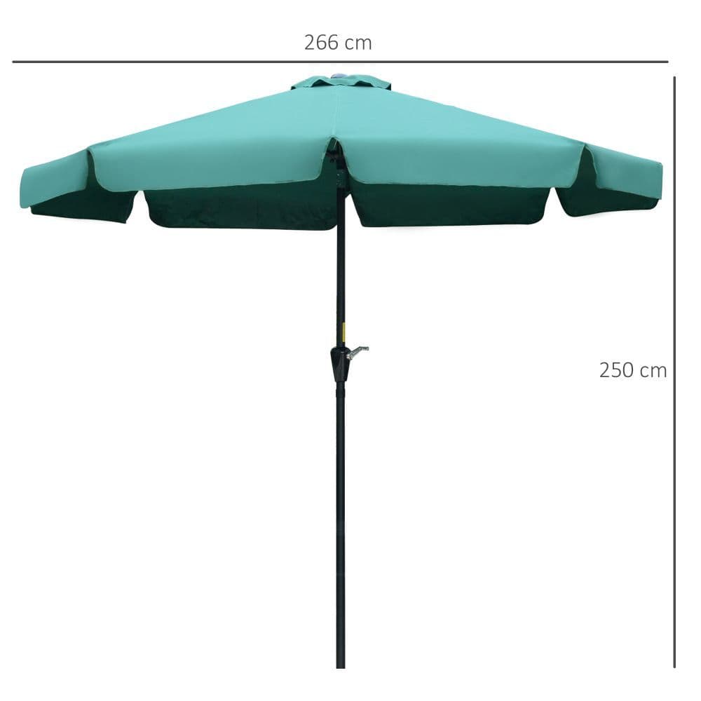 image-2.66m Patio Umbrella Garden Green