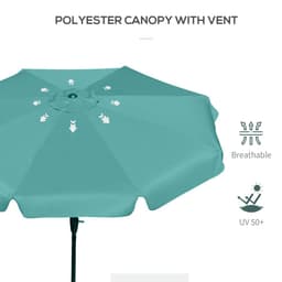 image-2.66m Patio Umbrella Garden Green
