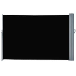 image-6 x 2m Retractable Sun Side Awning Screen Black