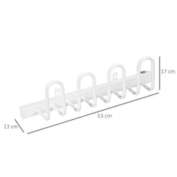 image-2 Pairs Electric Shoe Dryer, Wall Mount Boots, Leather Shoes, Socks, White