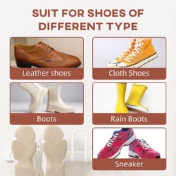 image-2 Pairs Electric Shoe Dryer, Wall Mount Boots, Leather Shoes, Socks, White