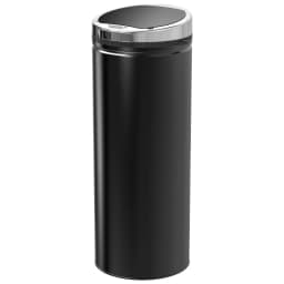 image-50 L Stainless Steel Sensor Trash Can W/ Bucket-Black