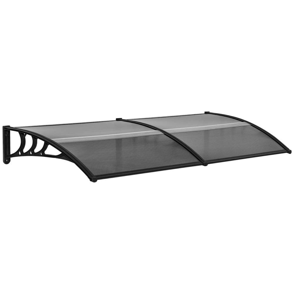 image-Outsunny Front Door Canopy Awning Outdoor Window Rain Shelter Cover