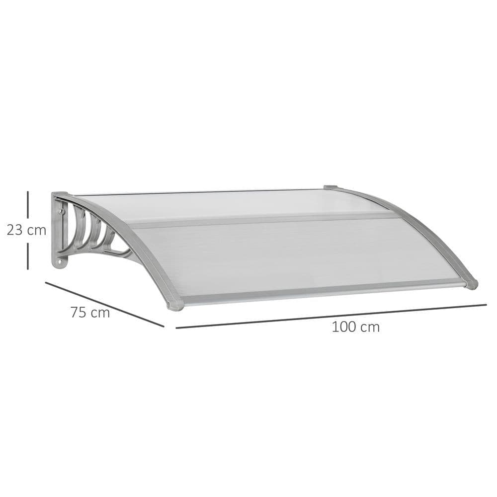 image-Door Canopy Awning Outdoor Window Rain Clear