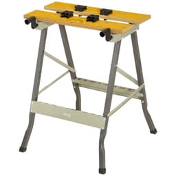 image-4-1 Work Bench, Saw Horse Clamp Table for DIY Home Garage, Grey