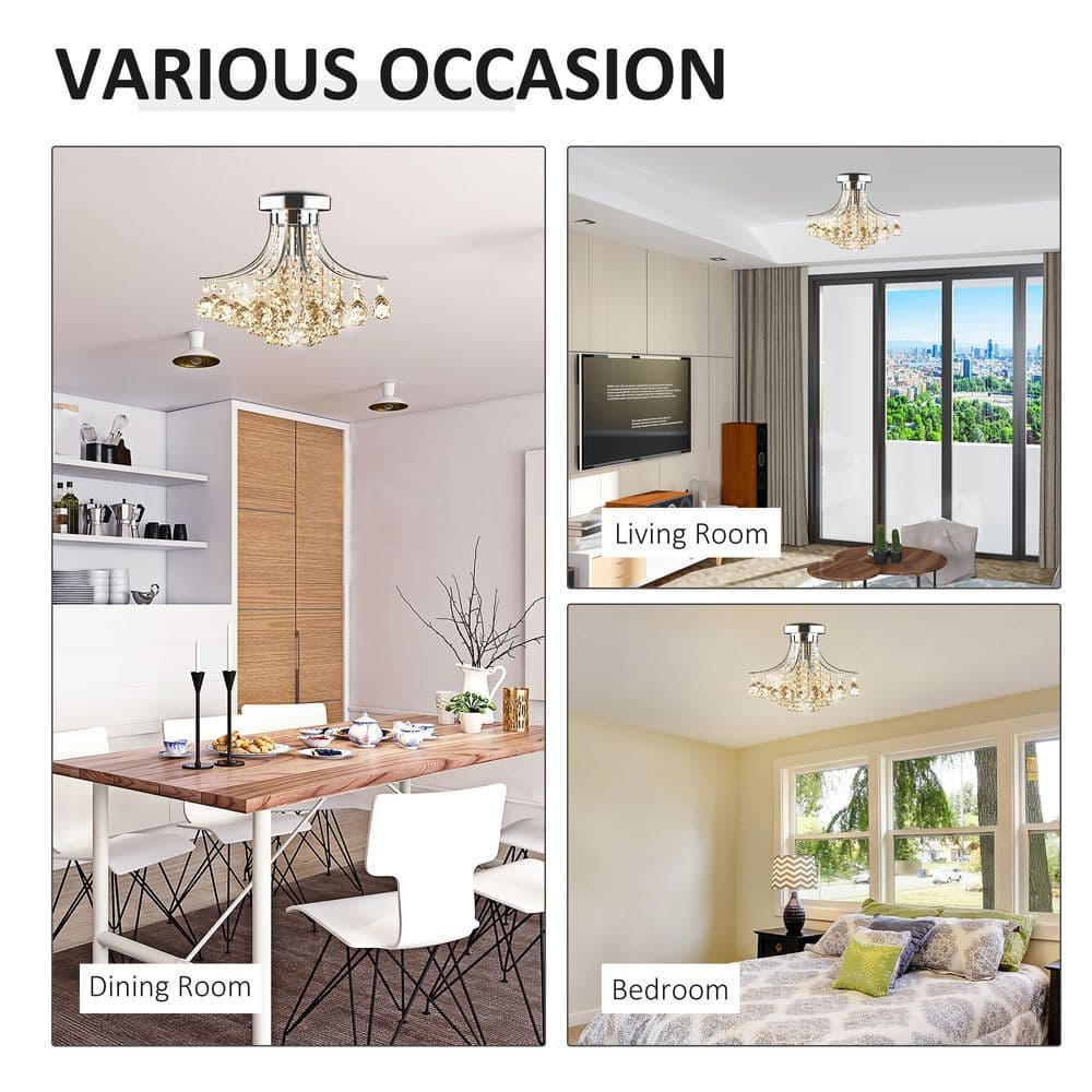 image-Modern K9 Crystal Ceiling Lighting Chandelier Mordern Style Pendant Light
