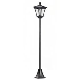image-Outsunny Solar Powered Lamp Post, IP44, 18Lx18Wx160H cm-Black