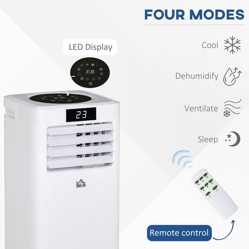 image-10000 BTU Air Conditioner Portable AC Unit with Remote, for Bedroom HOMCOM