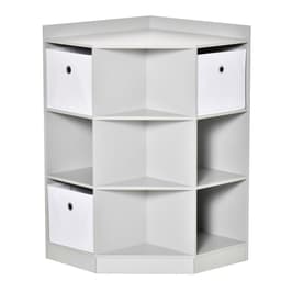 image-Kids Storage Cabinet Corner Organizer with Anti-tipping Hardware Drawer HOMCOM