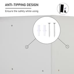 image-Kids Storage Cabinet Corner Organizer with Anti-tipping Hardware Drawer HOMCOM