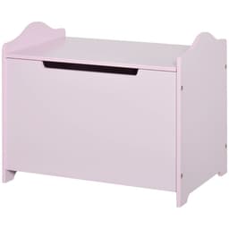 image-40x60cm Kids Storage Box Toy Organiser for Child 3 Yrs+ Bedroom Pink HOMCOM
