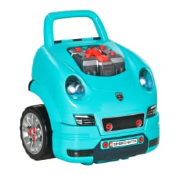 image-Kids Truck Engine Toy Set Horn Light Car Key Age 3-5 Years, Teal Green