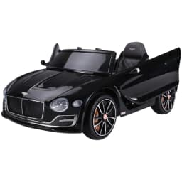 image-Electric Ride-on Car w/ LED Lights Music Parental Remote Control Black