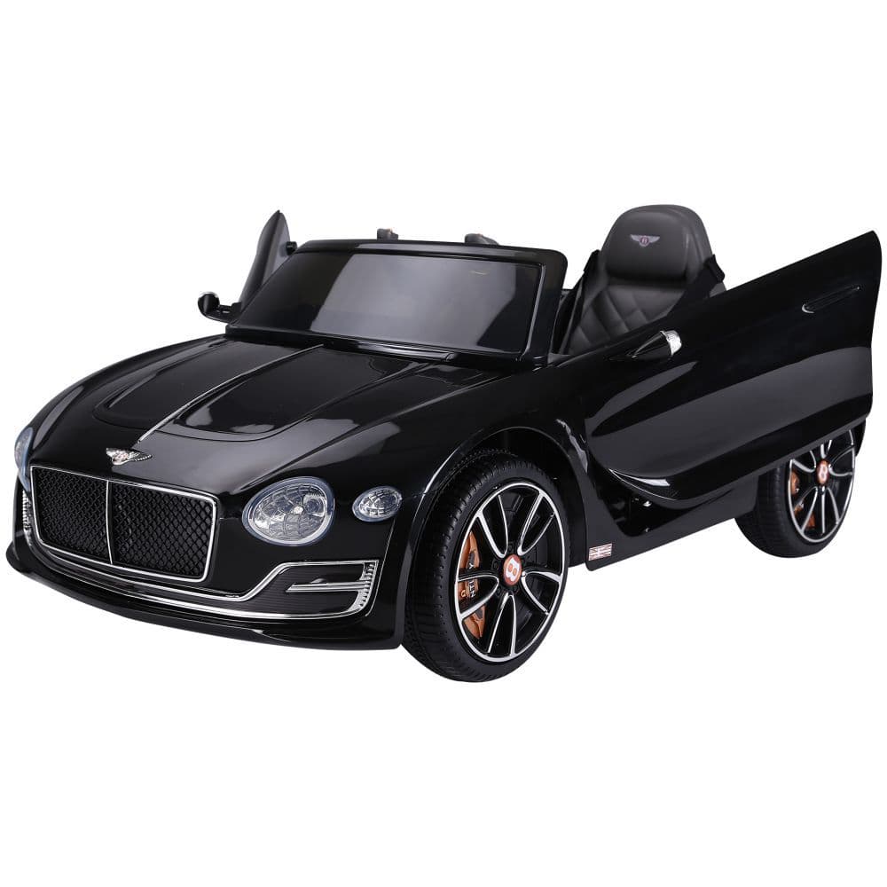 image-Electric Ride-on Car w/ LED Lights Music Parental Remote Control Black