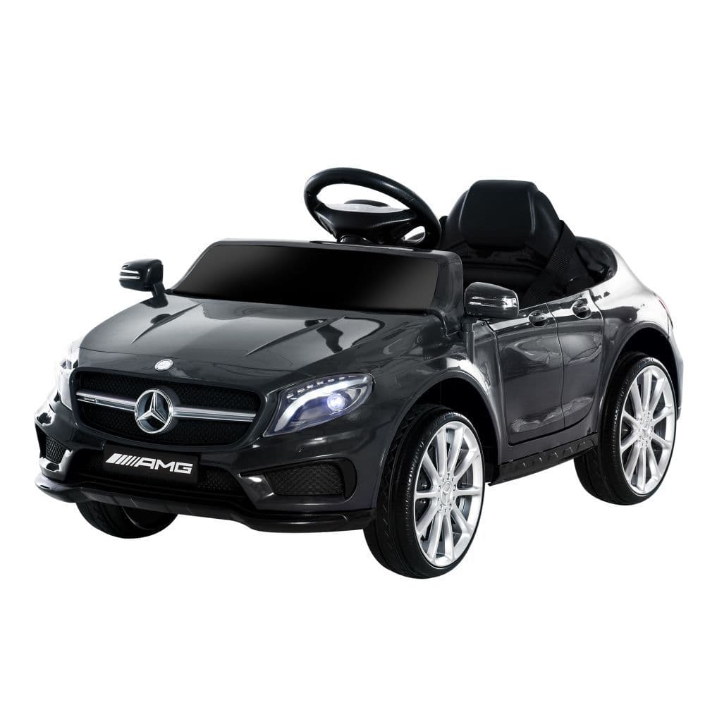 image-6V Licensed Mercedes Benz Kids Ride On Car W/ Remote Light Music Black