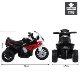 image-Electric Kids Ride on Motorcycle BMW Liscensed w/ Headlights Music Red