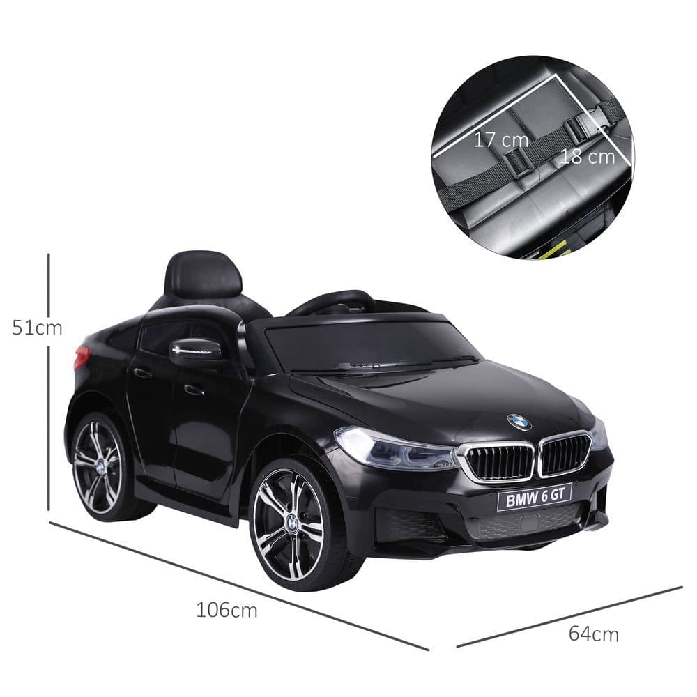image-Kids Ride On Car Licensed BMW 6GT 6V Electric Battery Powered Vehicle