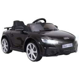 image-12V Battery Licensed Audi TT Ride On Car w/ Remote Headlight MP3 Black