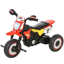 image-Toddler Pedal Tricycle Ride-On Learning Music Lights 18-36 Months Red