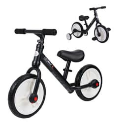 image-Kids Balance Training Bike Toy w/ Stabilizers For Child 2-5 Years Black