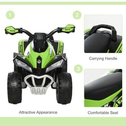 image-4 Wheel Quad Toddler Ride on Car Foot-to-Floor Sliding Walking Car