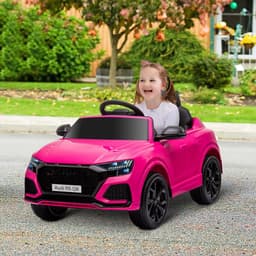 image-Audi RS Q8 6V Kids Electric Ride On Car Toy w/ Remote Control Pink HOMCOM