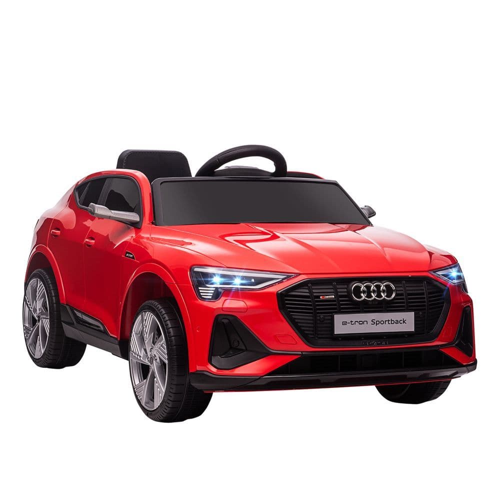 image-12V Kids Electric Ride-On Car/ w Remote Control, Lights, Music - Red