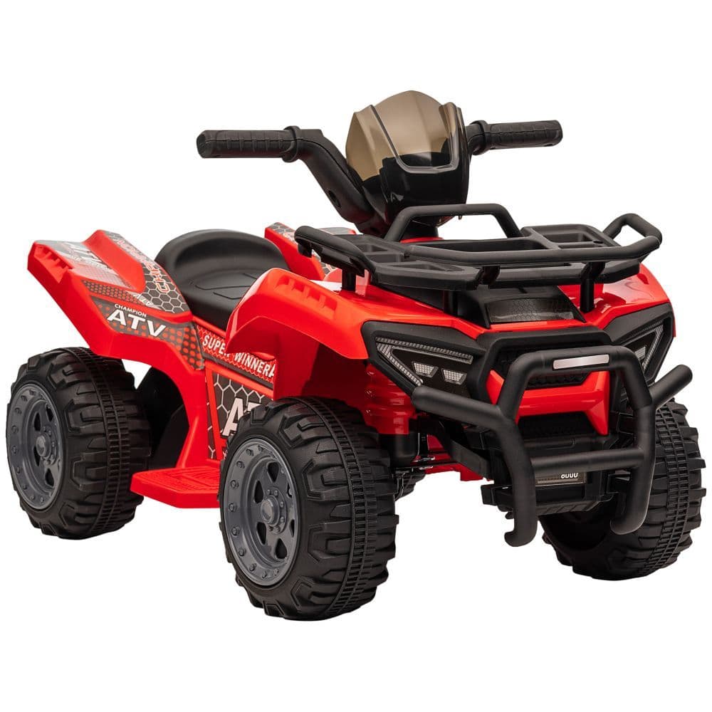 image-6V Kids Electric Ride on Car Toddler Quad Bike ATV for 18-36 month Red