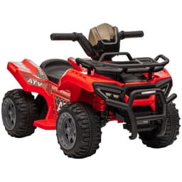 image-6V Kids Electric Ride on Car Toddler Quad Bike ATV for 18-36 month Red