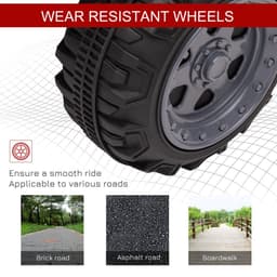 image-6V Kids Electric Ride on Car Toddler Quad Bike ATV for 18-36 month Red