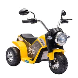 image-Kids 6V Electric Motorcycle Ride-On Toy Battery 18 - 36 Months Yellow HOMCOM