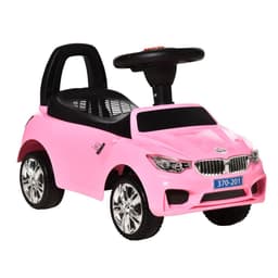 image-Ride on Car Baby Toddler Walker Foot to Floor Sliding Car Slider Pink