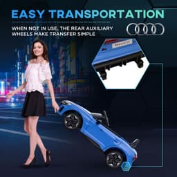 image-Audi RS e-tron GT Licensed 12V Kids Electric Ride on W/ Remote, Blue