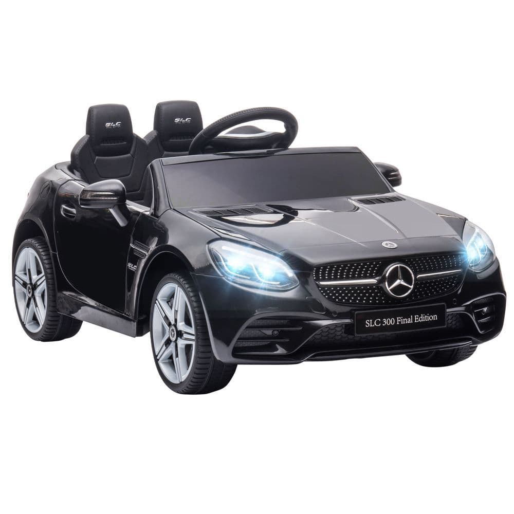 image-Benz 12V Kids Electric Ride On Car W/ Remote Control Music Black