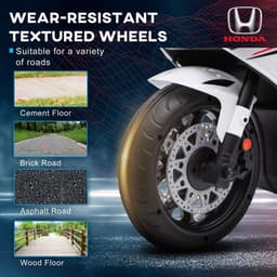 image-Honda Licensed 6V Kids Electric Motorbike Ride On Car for 3-5 Years HOMCOM