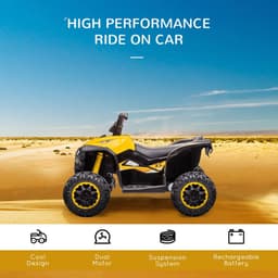 image-HOMCOM 12V Electric Quad Bikes for Kids Ride On Car ATV Toy for 3-5 Years
