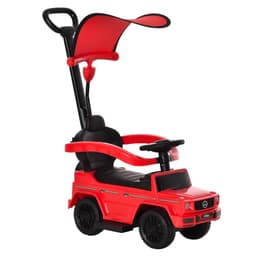 image-Benz G350 Ride-on Sliding Car Floor Slider Stroller Kids Vehicle, Red HOMCOM