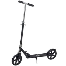image-Kids Scooter Ride On Toy Height Adjustable For 7-14 Years, Black HOMCOM