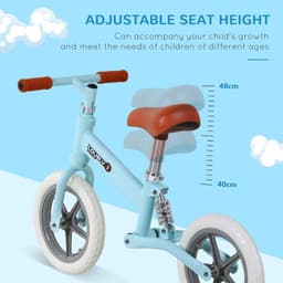 image-Kid Balance Bike ChildrenBicycle Adjustable Seat 2-5 Years No Pedal HOMCOM