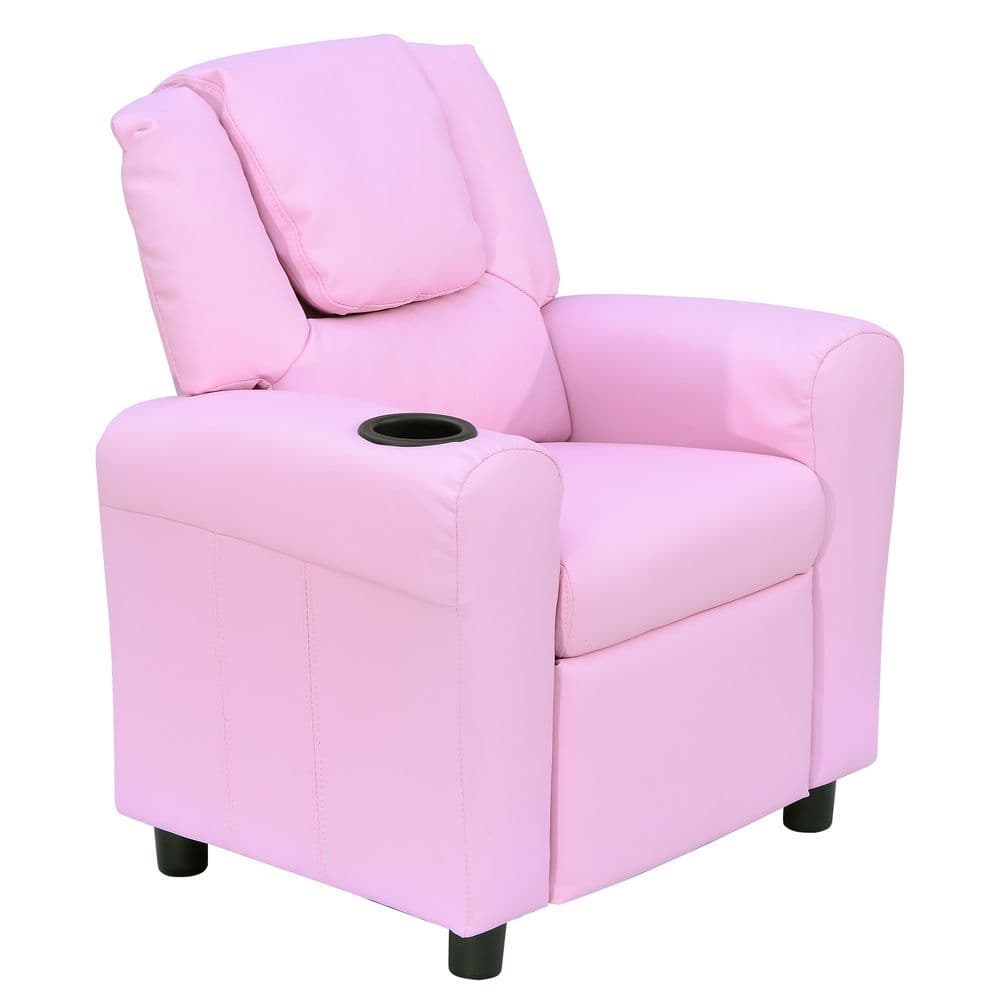 image-Kids Recliner Armchair Games Chair Children Seat Girls Boys Sofa HOMCOM