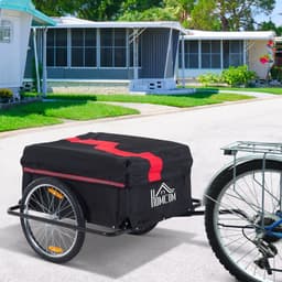 image-Elite Two-Wheel Bicycle Large Cargo Wagon Trailer with Folding Storage