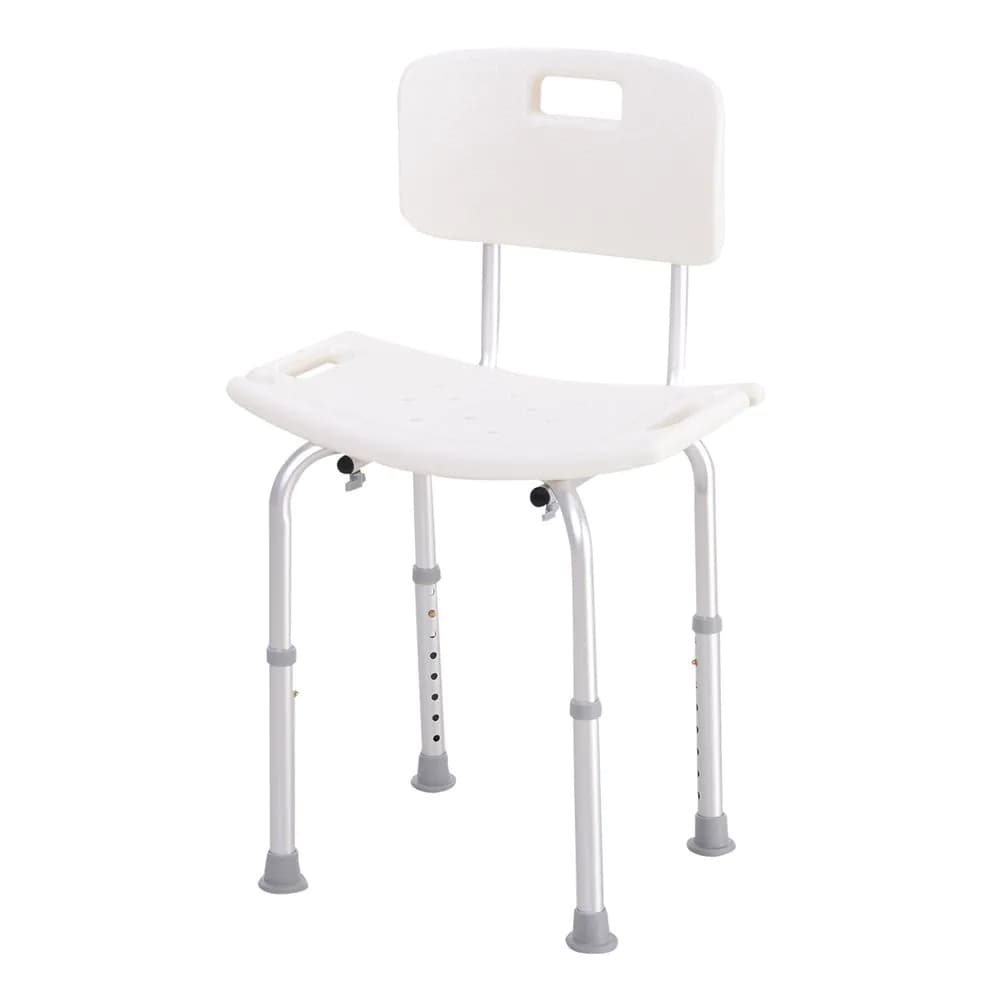 image-Bath Chair Shower Seat Safety Bathroom Elderly Aids Adjustable HOMCOM