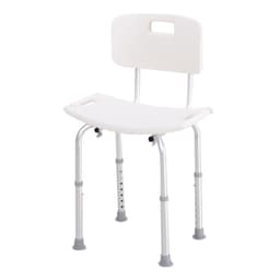 image-Bath Chair Shower Seat Safety Bathroom Elderly Aids Adjustable HOMCOM