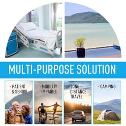 image-20L Camping Toilet Portable Travel WC Caravan Picnic Fishing Restroom Outsunny