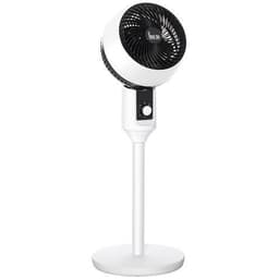 image-32 Inch Air Circulator Fan 70 Oscillation Carry Handle Black White HOMCOM
