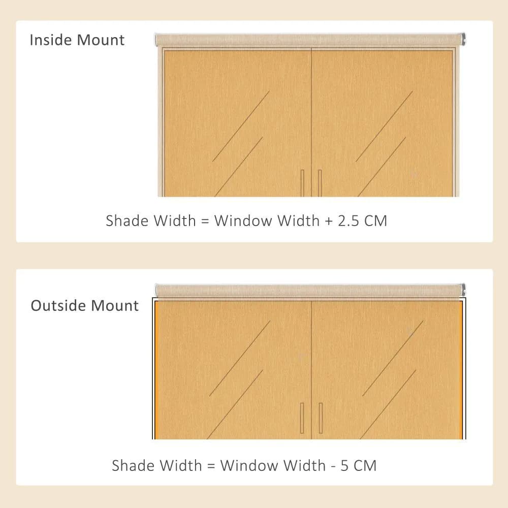 image-Electric Smart Roller Blinds for Windows with Remote, Brown, 120x180cm