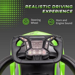 image-Lamborghini 2 in 1 Baby Ride on Push Car Toddler Push Along Car, Green