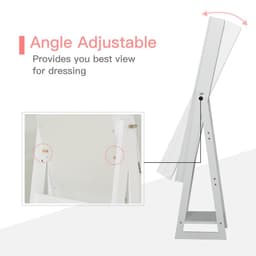 image-Freestanding Jewellery Storage Armoire 2 Mirrors Drawers Hooks Lights
