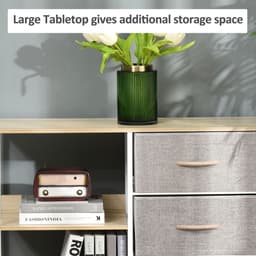 image-Chest Dresser with 3 Drawers Storage Cabinet Organizer, Beige